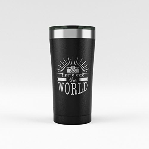 Let's See The World Insulated Stainless Steel Tumbler 20oz