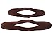 Bun Maker Hair Magic Sponge Shaper, Brown Clip, The Perfect Foam Twister for Bun Shaper for Brunette , 2 Pieces Small and Large