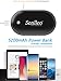Senlleo Rechargeable Hand Warmer, 5200mAh Power Bank : Larger Capacity Double-Sided Pocket Warmer Compatible with iPad iPhone Samsung All Android Smartphone External Battery Charger(Black)