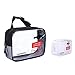 TSA Approved Clear Travel Toiletry Bag-Quart Sized with Zipper-Airport Airline Compliant Bag/Bottles-Men's/Women's 3-1-1 Kit+Travel (Hanging Bag))