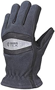 Innotex - INNO775-L - Firefighters Gloves, Gauntlet, L, Black, PR