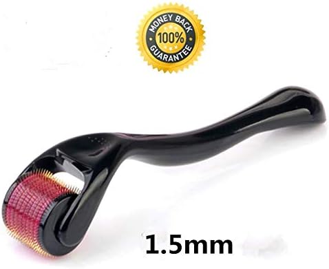 Derma Roller for Face - Microneedle Roller - EZ Skincare 540 Stainless Steel Micro Needles Roller 1.5mm Microneedling -Includes Storage Case