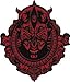 Star Wars / Clone Wars Lucas Movie Novelty Iron On Patch - Darth Maul Framed Crest Face Head Applique