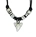Exoticdream Shark Tooth Red Tribe Beads Necklace Handmade Hawaiian Beach Boy Men