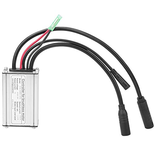 Brushless Motor Controller, 36V/48V Brushless Controller, Electric Bike Brushless Motor Controller, Waterproof Adapter with Hall for E-Bike Electric Scooter