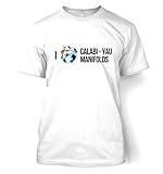 I (Heart) Calabi-Yau Manifolds T-shirt - White X-Large (46/48")