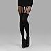 AmazingOS® Womens Plain Stripe Suspender Tights Mock Garter Stockings Pantyhose