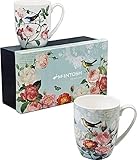 McIntosh Bird Garden Fine Bone China (12 oz) Set of
