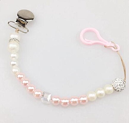 Baby Nursing Accessories Metal Pacifier Clip Plastic Clip Bead Bead Full Drill Ball Crafts Nursing Pendant