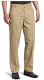 Dickies Men's Young Adult Sized Flat Front Pant, Khaki, 32X34