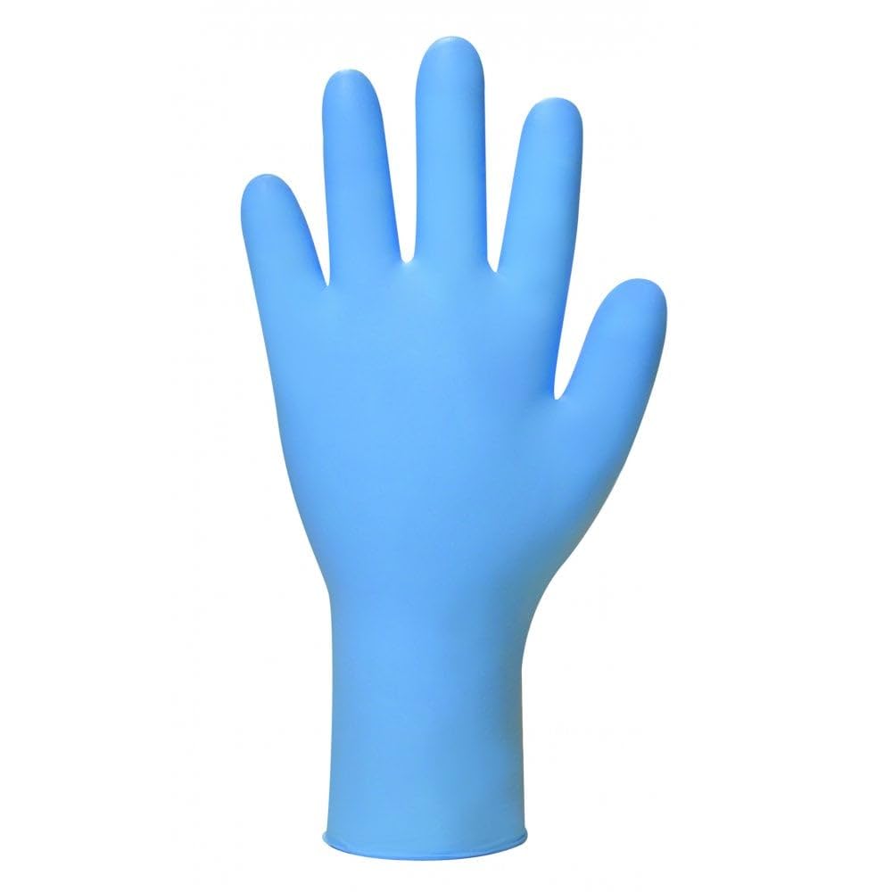 Polyco GL891 Nitrile Disposable Gloves, Powder Free, Blue, Small