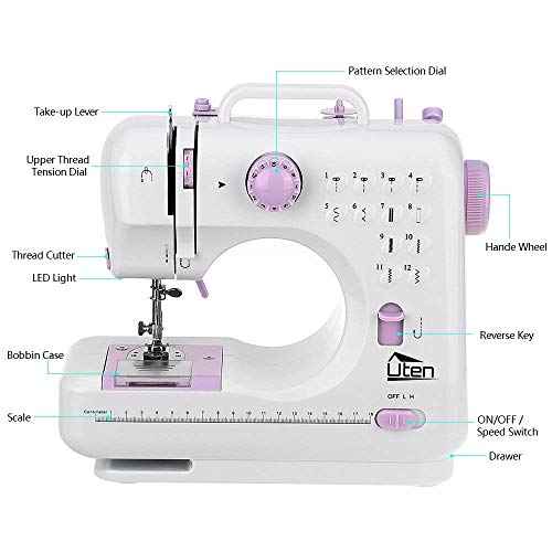 4 Portable+Sewing+Machine+Stitches+Double
