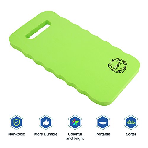 FITNATE Garden Kneeler Pad by 16" L x7.8 Wx0.8 T Kneeling Mat for Gardening, Baby Bath, Floor Cleaning, Yoga, Prayers & Exercise - High Density Foam Kneeler - Bath Kneeling Mat-Green - Thumbnail 3