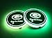 2pcs LED Car Cup Holder Lights for P-Ackers,7 Colors Changing USB Charging Mat Luminescent Cup Pad, LED Interior Atmosphere Lamp, We are The Most Loyal Fans