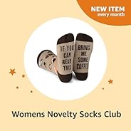 Highly Rated Womens Novelty Socks Club - Amazon Subscribe & Discover, One Size, Pack 