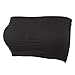 Women's Plus Size Padded Bandeau Strapless Bras Stretch Seamless Tube Top Bra by HOVEOX (X-Large, 2PACK/Lot (Black + white))