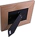 CustomGiftsNow When a child is born so is a grandpa - Natural Alder Wood Hanging/Tabletop Wooden Picture Photo Frame (4x6-inch Horizontal)