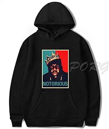 Amazon Hiphop アイテム専門店 Dzd The Notorious B I G モチーフ パーカー S Xxxl メンズ レディース ユニセックス ストリート ファッション 服 ノトーリアス ビッグ Xxl トレーナー パーカー 通販