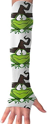 Egg Egg FPD Frog Tadpole Jump Sun Protection Arm Long Fingerless Sleeves Compression Sleeve Glove Anti-uv