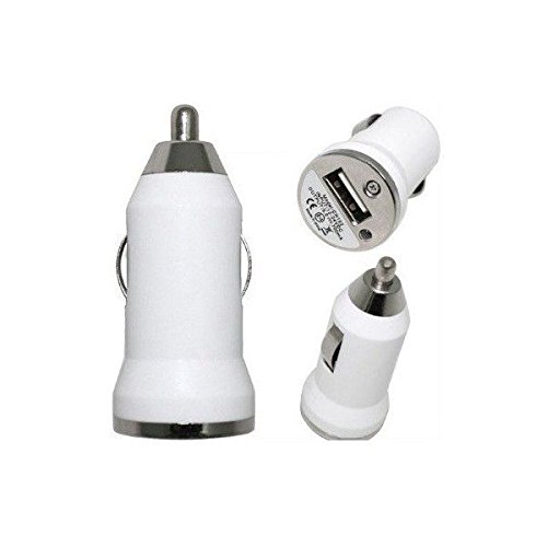 USB MINI CAR CHARGER COLOR WHITE OZZZO FOR acer Liquid Z3 Duo