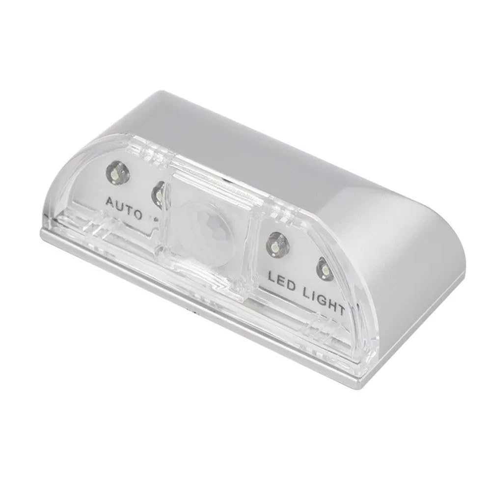 Auto PIR Door Keyhole Motion Sensor Detector LED Light Lamp Perfect for Kitchen, Living Room, Bedroom, Hallway, Stairway, Drawer, Closet, Wall Cabinet