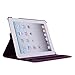 AiSMei Case for 9.7-Inch iPad 5th (2017)/ iPad 6th (2018)/ iPad Air (2015), Rotating Protective Case Cover w/Auto Wake/Sleep Function,Purple