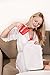 Peter Pan Classic Rubber Hot Water Bag,Hot Water Bottle Cover with Pocket, XXX-Large Size, Now it Has a Pocket to Wram Your Chilled Hands and Feet, 3.2 Quart Capacity,White