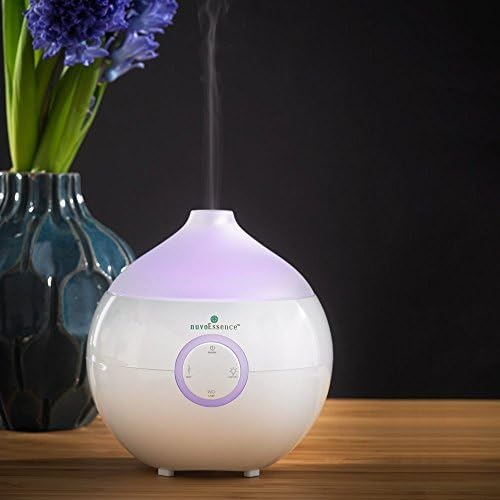 NuvoEssence NV-D3000 Ultrasonic Essential Oil Diffuser for Aromatherapy with Color Changing LED Lights by NuvoEssence
