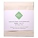 Bandanas for Women Organic Ladies Handkerchiefs for Women Soft Cotton (Unbleached Ring-Spun, Medium (11in x 11in), Pk 7