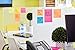 Post-it Super Sticky Lined Notes, 4 Sticky Note Pads, 4 x 6 in., School Supplies, Office Products, Sticky Notes for Vertical Surfaces, Monitors, Walls and Windows, Energy Boost Collection