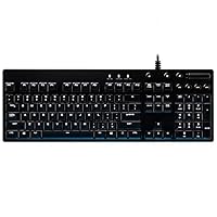 Sunsamy Gaming Mechanical Keyboard Gaming Keyboard Mechanical Gaming Keyboard Single Light Backlit Keyboard Full Size Wired Office Keyboard (Color : Black, Size : One Size)