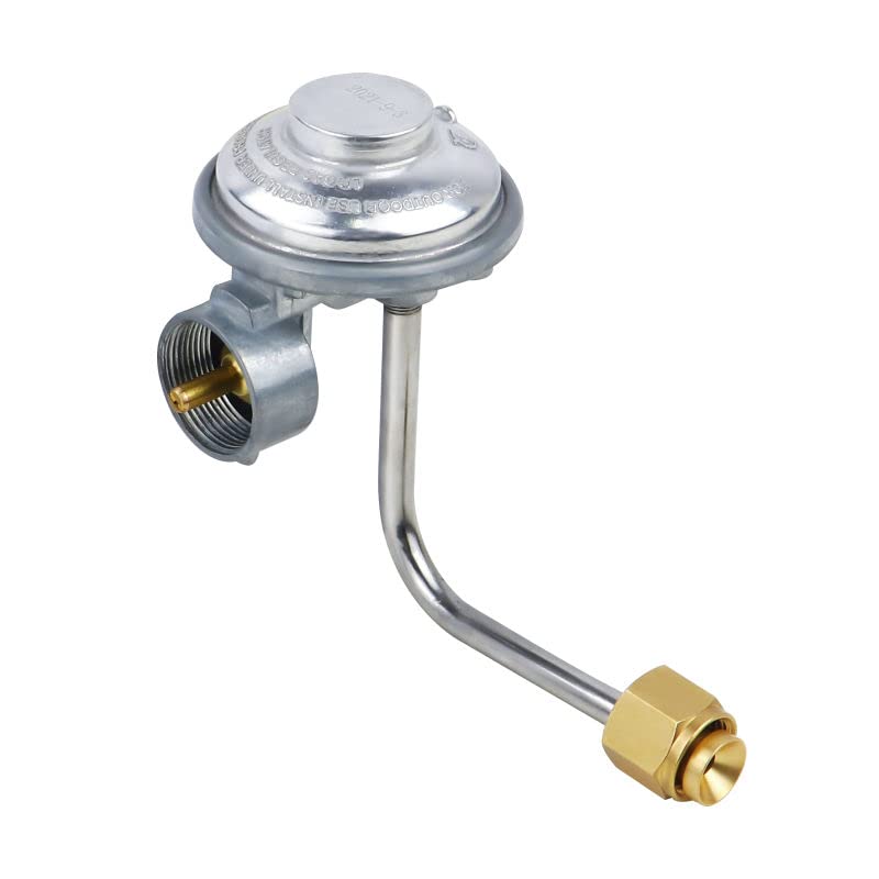 Camping Stove Regulator with 3/8" Female Flare Nut, 1lb to 20lb Propane