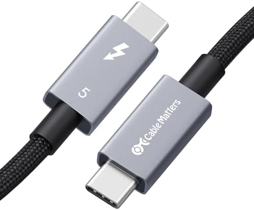 Amazon.com: Apple Thunderbolt 5 (USB‑C) Pro Cable (1m