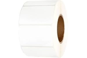 1000 Pcs Blank Removable Freezer Labels Dissolvable Labels Stickers Food Containers Jars Stickers (Blank-1000, 1” x 2”)