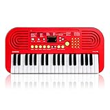 M SANMERSEN Kids Piano Keyboard, 37 Keys Piano Led Display Electronic Keyboard Portable Piano for Kids Music Instrument Early Learning Kids Piano for Beginner Toys Gifts for 3-12 Year Old Girls Boys