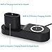 ROITON for Apple Watch iWatch Charger Stand, 4 in 1 Phone Charging Stand Dock Holder for iPhone, Apple Watch Series 4/3/2/1 & AirPods, Charge Station for iPhone Xs Max/Xs/Xr/X/8/8 Plus