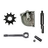JRL 3 Holes Clutch Cover Clutch Arm Lever 10Tooth Drive Sprocket for Motorized Bike
