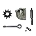 JRL 3 Holes Clutch Cover Clutch Arm Lever 10Tooth Drive Sprocket For Motorized Bike