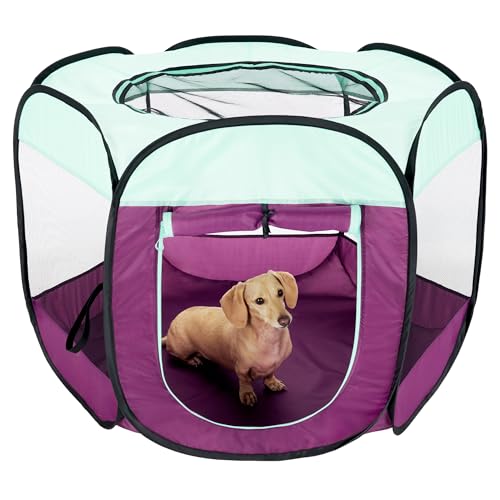Furhaven Portable Pet Playpen for Dogs & Cats, Extra Large Indoor Kitten Plaype…