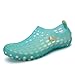 PAIRLERS Women's Soft Beach Sandals Pull-On Aerobic Water Shoes