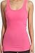 TheMogan Women's Basic Racerback Ribbed Cotton Jersey Tank Top All Season Sporty Casual Sleeveless Tee