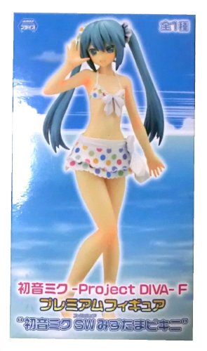 Hatsune Miku-Project DIVA-F Figure With Polka Dot Style Bikini 8 inch 26066 by swga