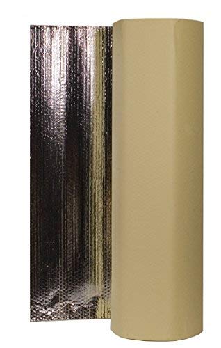 10 x 1m (10m2) Wide Solar Bay Self Adhesive Thermal Radiant Bubble Insulation, Ideal for Camper, Caravan, Garage, Greenhouse