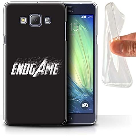 Phone Case for Samsung Galaxy A7/A700 Superhero Movie Quotes Art Dust Vanishing Effect Design Transparent Clear Ultra Soft Flexi Silicone Gel/TPU Bumper Cover
