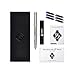 Wordsworth & Black Fountain Pen Set[Silver Chrome]-Medium Nib-Journaling and Calligraphy-Smooth Writing Pens- 6 Free Ink Cartridges & Ink Refill Converter-Luxury Gift-Perfect for Men & Women