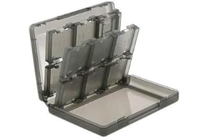 OSTENT 28-in-1 Game Memory Card Case Holder Cartridge Storage Compatible for Nintendo 3DS LL/XL - Color Black