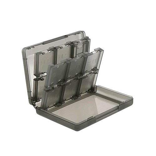 OSTENT Case 28-in-1 Game Memory Card Case Cover Holder Cartridge Storage for Nintendo 3DS (Black)