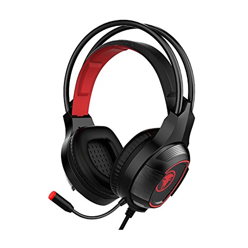 Profession Stereo Gaming Headset - KSHOP Surround Sound Gaming Headphone for PS4, Xbox One Nintendo Switch (Audio) PC,with LED Light Noise-canceling Microphone Soft Memory Earmuffs for Laptop