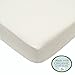 American Baby Company Knit Fitted Crib Sheet Made with Organic Cotton in Natural Color, Soft Breathable, for Boys and Girls