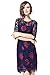 Tuliplazza Women's Crew Floral Lace Sheath Pencil Cocktail Prom Party Midi Dress
